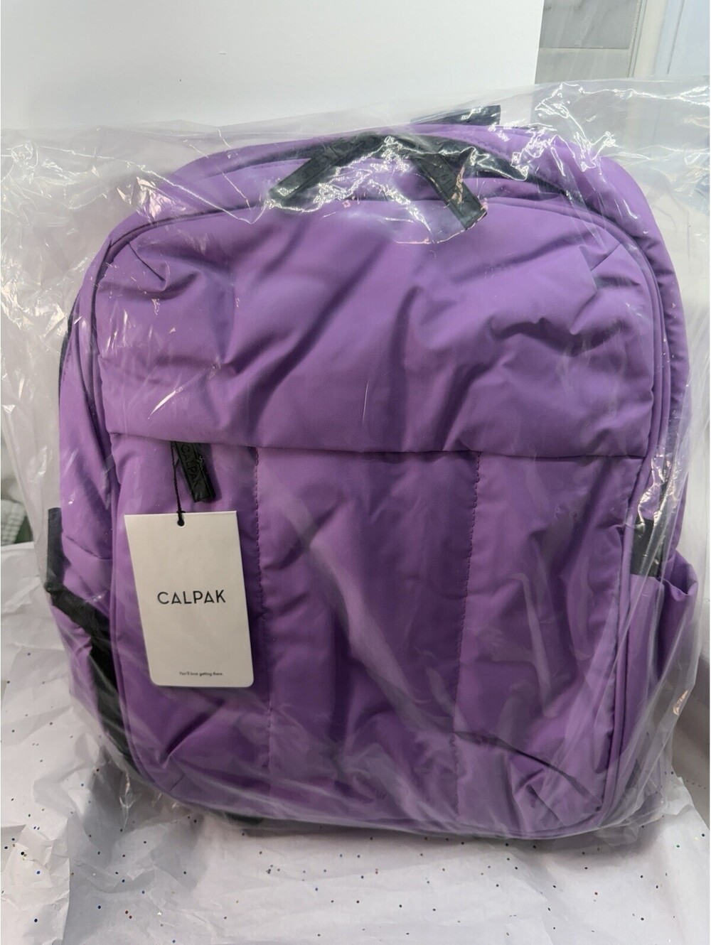 CALPAK Luka Laptop Backpack Flawless Lilac BPL2001 15” Travel School Work Bag